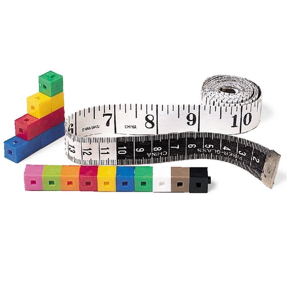 Learning Resources Customary/Metric Tape Measures, Math Manipulatives, Ages 5+, LER0363