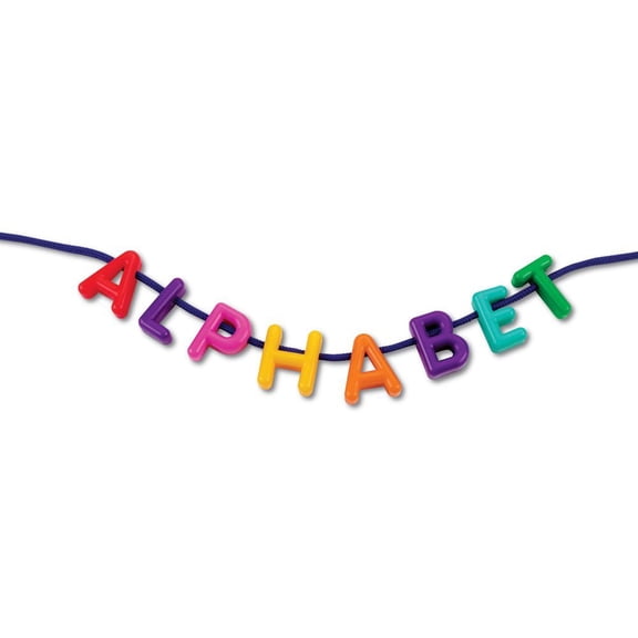 Learning Resources Uppercase Lacing Alphabet, Alphabet Toys, Ages 3+