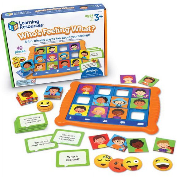 Learning Resources Who's Feeling What? - Puzzle - 1 Each | Bundle of 5 Each