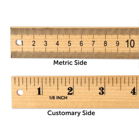 Learning Resources Wooden Meter Stick, Ruler, Classroom Supplies, Measuring, Ages 5+