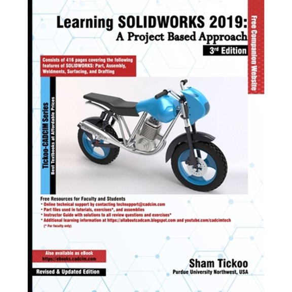 Pre-Owned Learning SOLIDWORKS 2019 : A Project Based Approach, 3rd Edition (Paperback)
