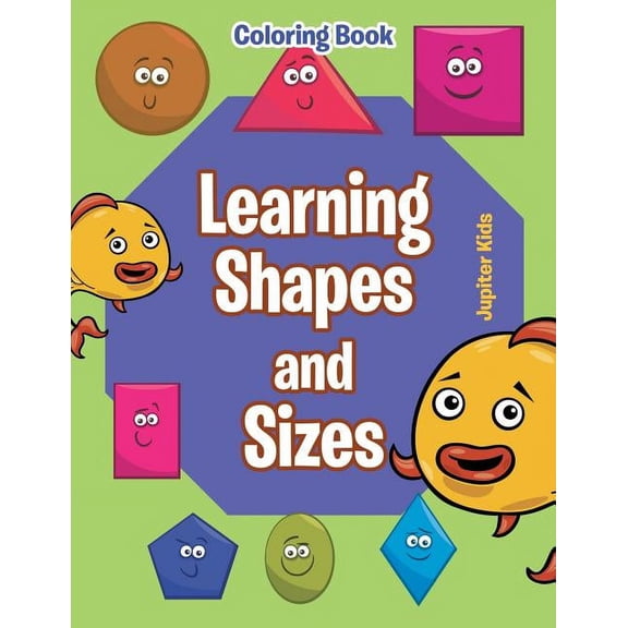 Learning Shapes and Sizes Coloring Book (Paperback)