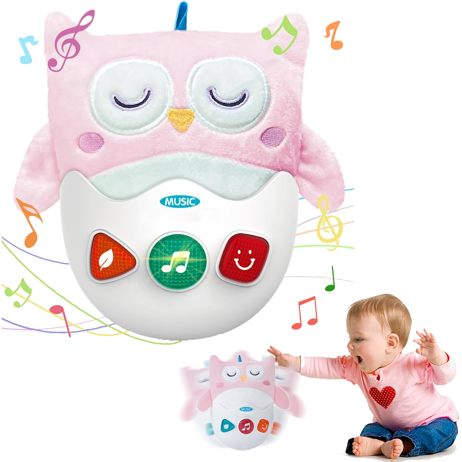 Soft toys for 1 year old sale