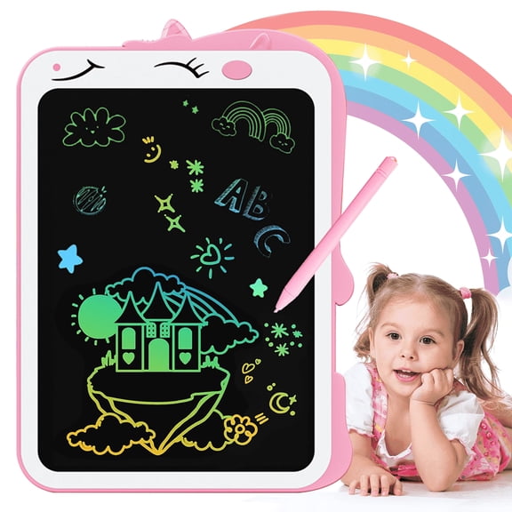 Learning Toys for Toddlers 1-3, Drawing Doodle Pad Educational Toys for Girls 2 3 4 5 6 Year Old, Toddler Toys 1 3 for Girls Gifts8.5in