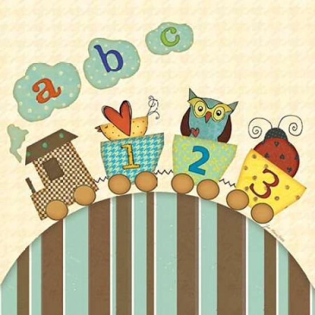 Learning Train Canvas Art - Jo Moulton (24 x 24)