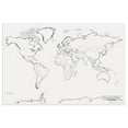 thumbnail image 1 of Pacon Learning Walls, World Map, 48" x 72", 1 Piece, 1 of 3