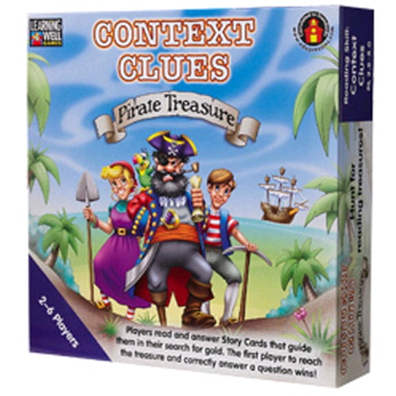 Learning Well Games Context Clues Game Blue Level - Pirate Treasure Game