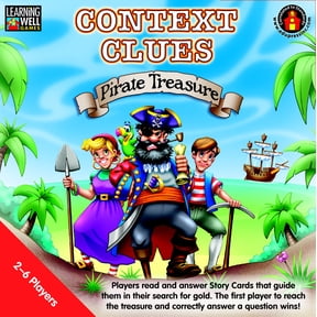 Learning Well Games Context Clues - Pirate Treasure Game, Red Levels 2.0-3.5