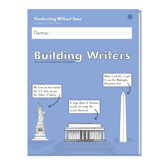 Learning Without Tears Building Writers 4th Grade Student Workbook (88 Pages)