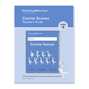 Handwriting Without Tears Cursive Success Teachers Guide, 4th Grade