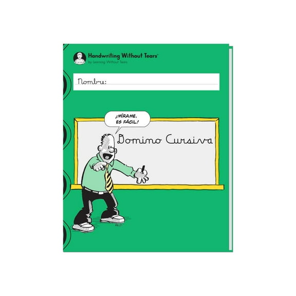 Learning Without Tears Domino Cursiva (student edition, Spanish)-Grade 5, Cursive, Letters, Words, Sentence & Paragraph Practice- For School and Home
