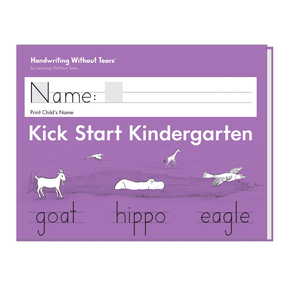 Handwriting Without Tears : Kickstart Kindergarten Handwriting Workbook (96 Pages)