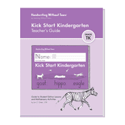 الكتابة اليدوية بدون دموع - دليل معلمي رياض الأطفال Kick Start، رياض الأطفال الانتقالية