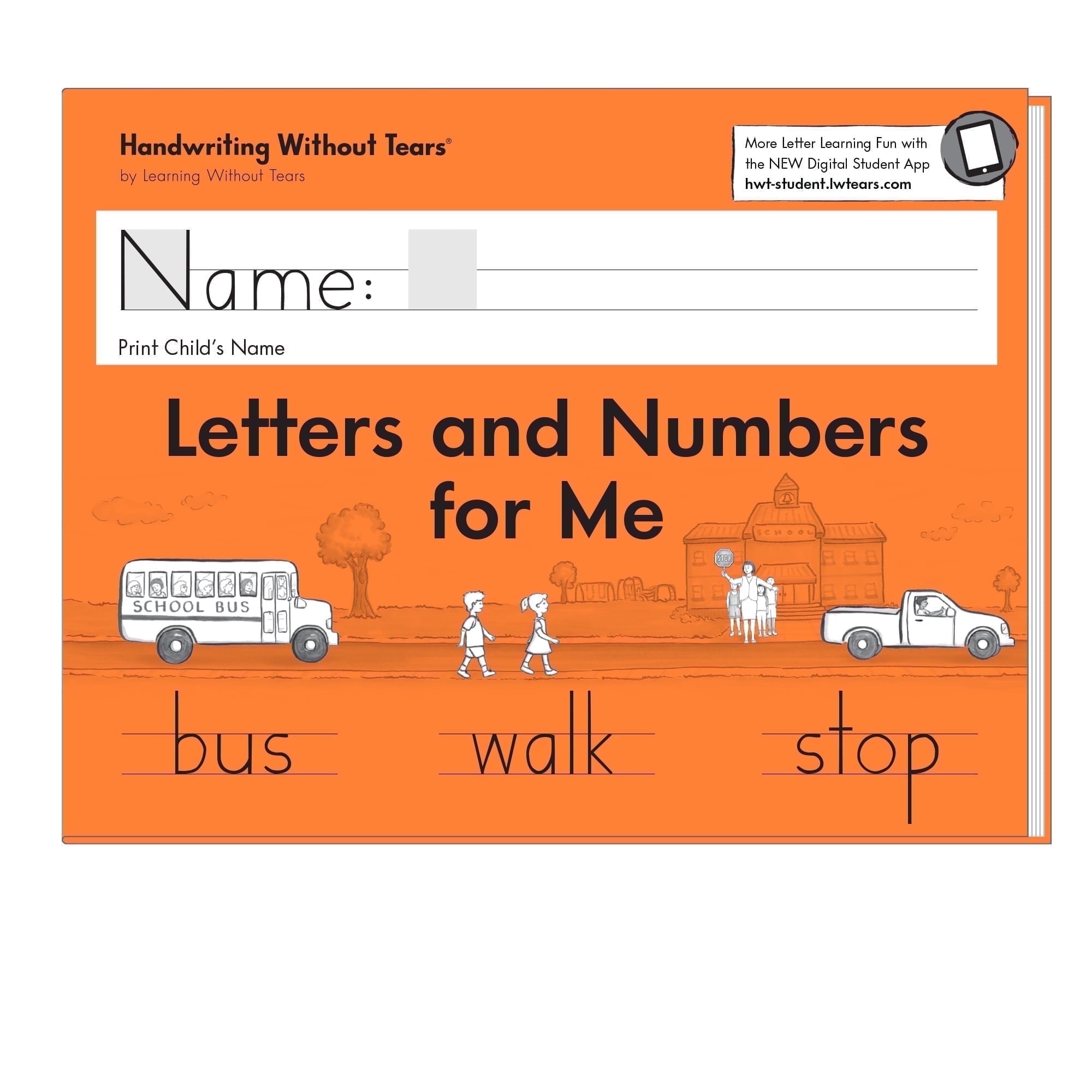 Learning Without Tears Letters and Numbers for Me Workbook, Kindergarten  Writing, Capital Letters, Numbers, Tracing - Walmart.com, image size:2000x2000