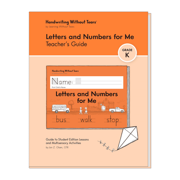 Handwriting Without Tears - Letters & Numbers for Me Teacher's Guide, Kindergarten