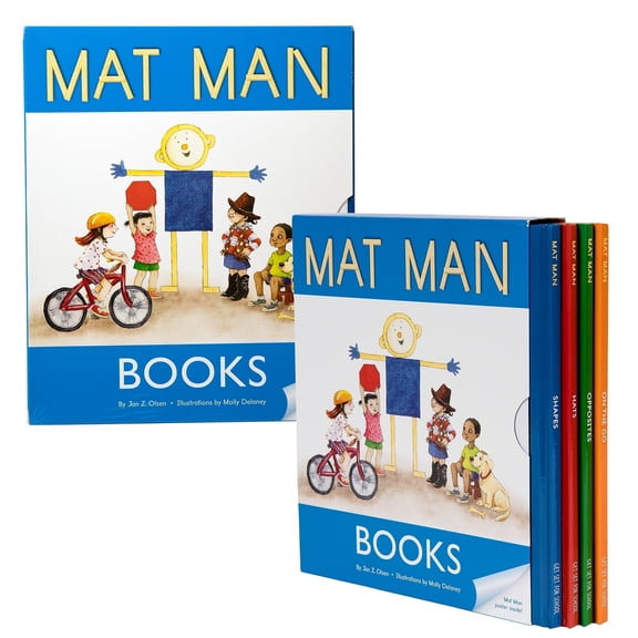 Learning Without Tears Mat Man Book Set - Pre-K & Kindergarten Read Aloud, School & Home Use