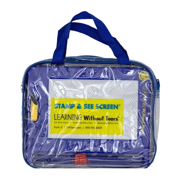 Learning Without Tears Stamp and See Screen with 4 Stamps, Magnetic Screen