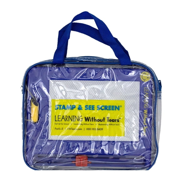 Learning Without Tears Stamp and See Screen with 4 Stamps, Magnetic Screen