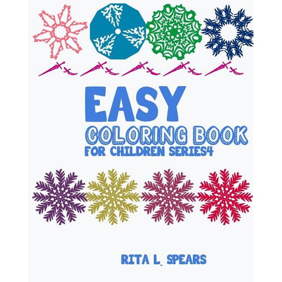 Learning and Creative by Coloring Book Easy Coloring book For Children SERIES4, Book 4, (Paperback)