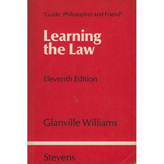 Pre-Owned Learning the Law (11th Edition) (Paperback) 0420463003 9780420463005