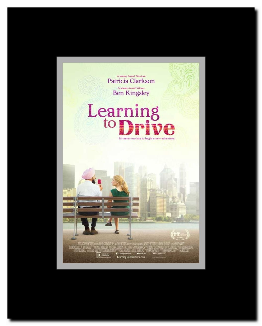 Learning to Drive Framed Movie Poster