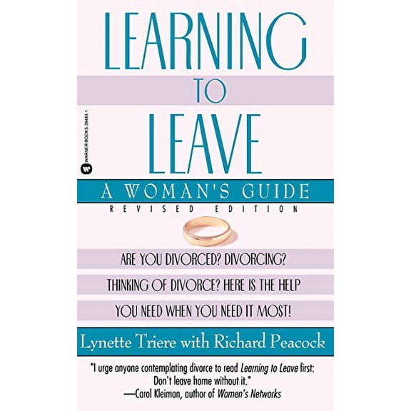 Pre-Owned Learning to Leave: A Women's Guide (Paperback) 0446394831 9780446394833