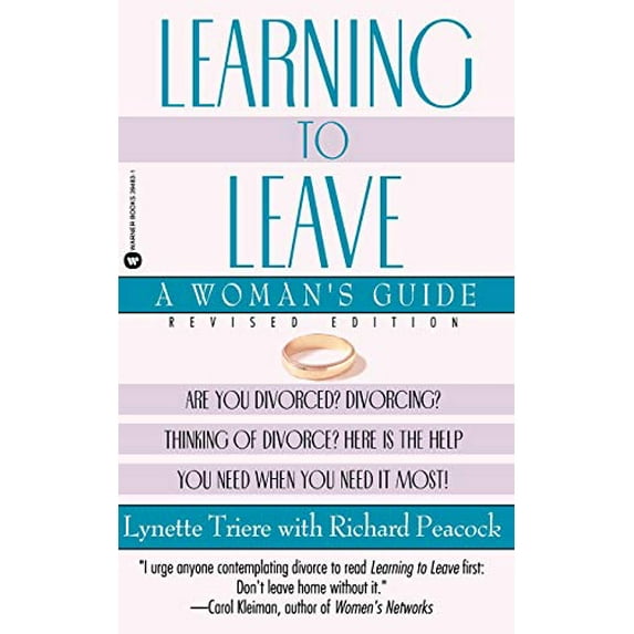 Pre-Owned Learning to Leave : A Women's Guide (Paperback) 9780446394833