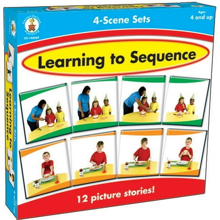 Learning to Sequence Game, 4-Scene Sets | Bundle of 10 Each