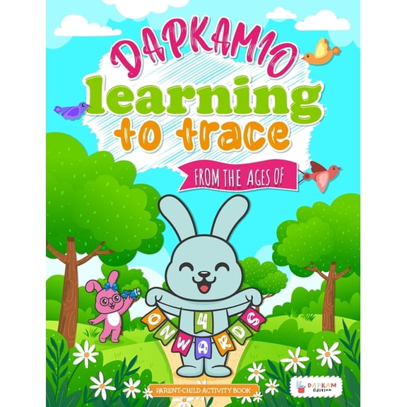 Learning to trace Learn with Dapkamio Easy, playful and concrete learning 4+, (Paperback)