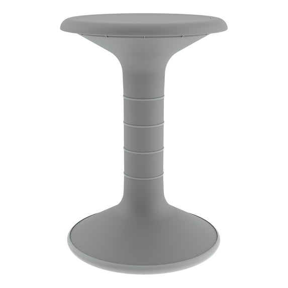 Learniture Active Motion Stool Flexible Seating for Classroom, Office or Home 18" H Gray