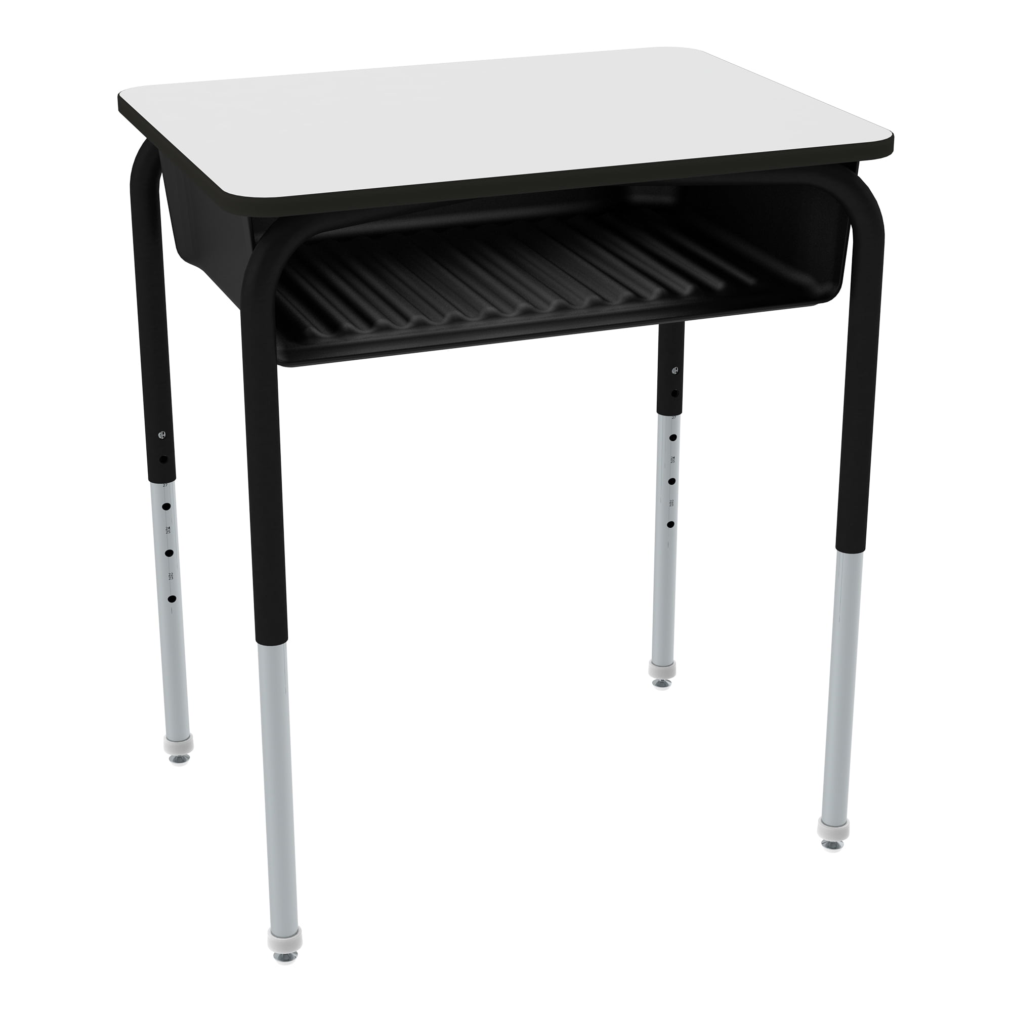 Learniture Open Front School Desk with Book Box for Kids, Students, and Classrooms Adjustable