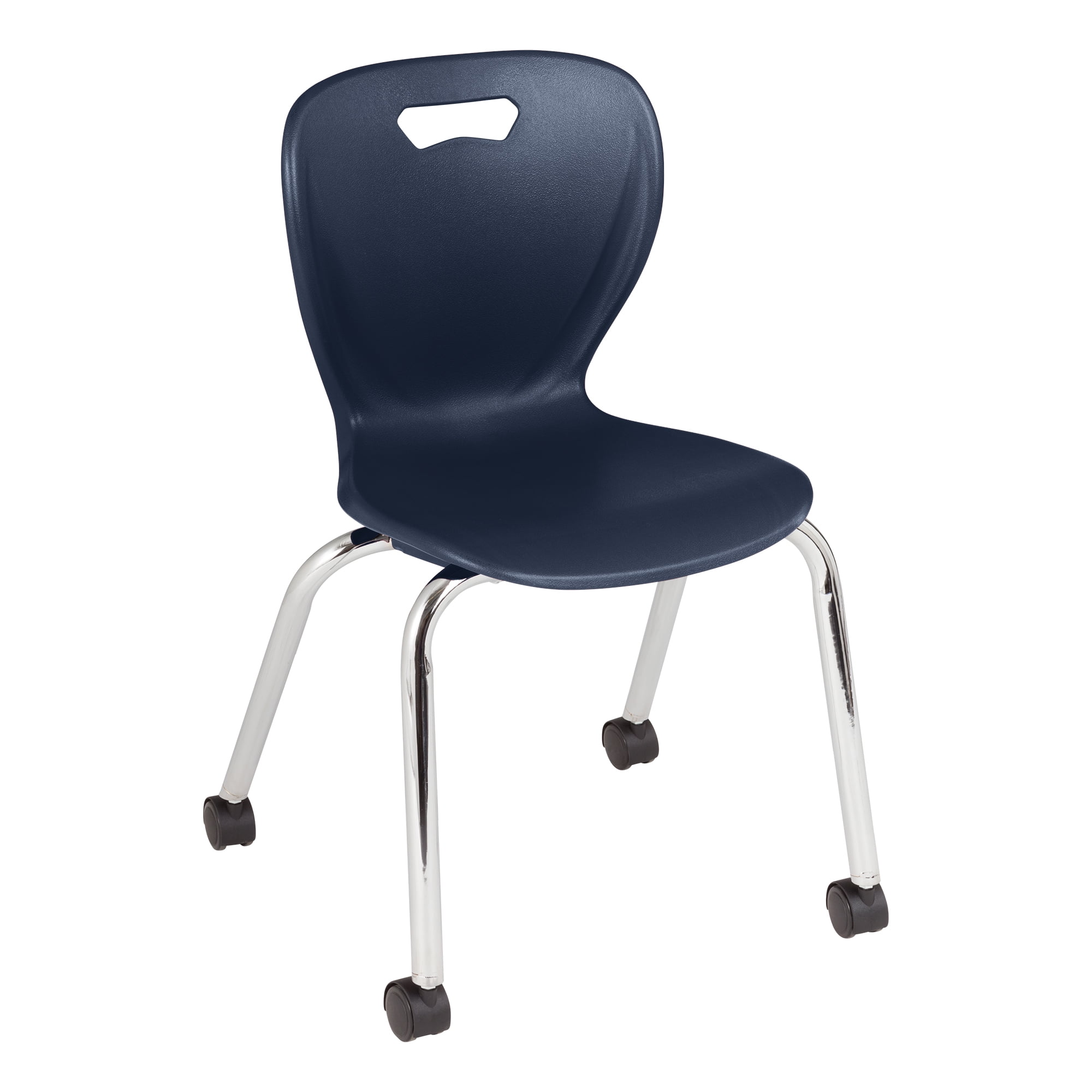 Learniture Shape Series Mobile Plastic Classroom Chair Set of 4