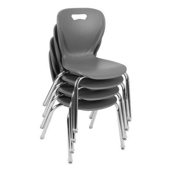 Learniture Shape Series Plastic Classroom Chair (Set of 4)