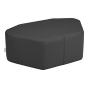 Learniture Structured Petal 12 H Stool - Flexible Modular Collaborative Soft Seating for Office, Home, Lounge and School Classrooms with Durable Frame