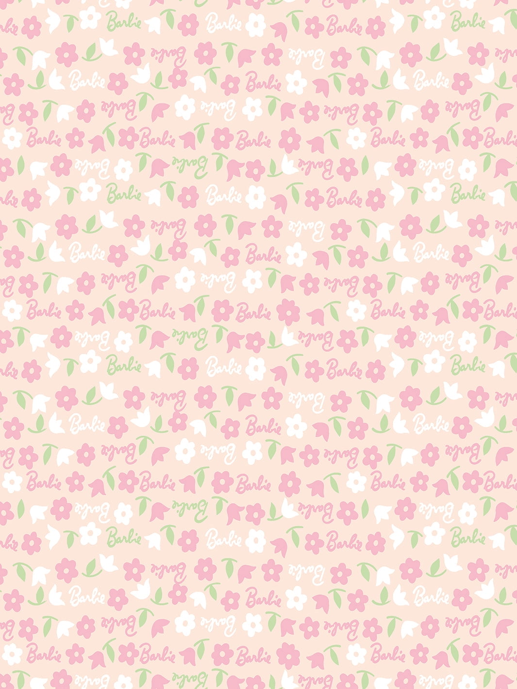 Learns to Cook Removable Vinyl Wallpaper by Barbie - Peach