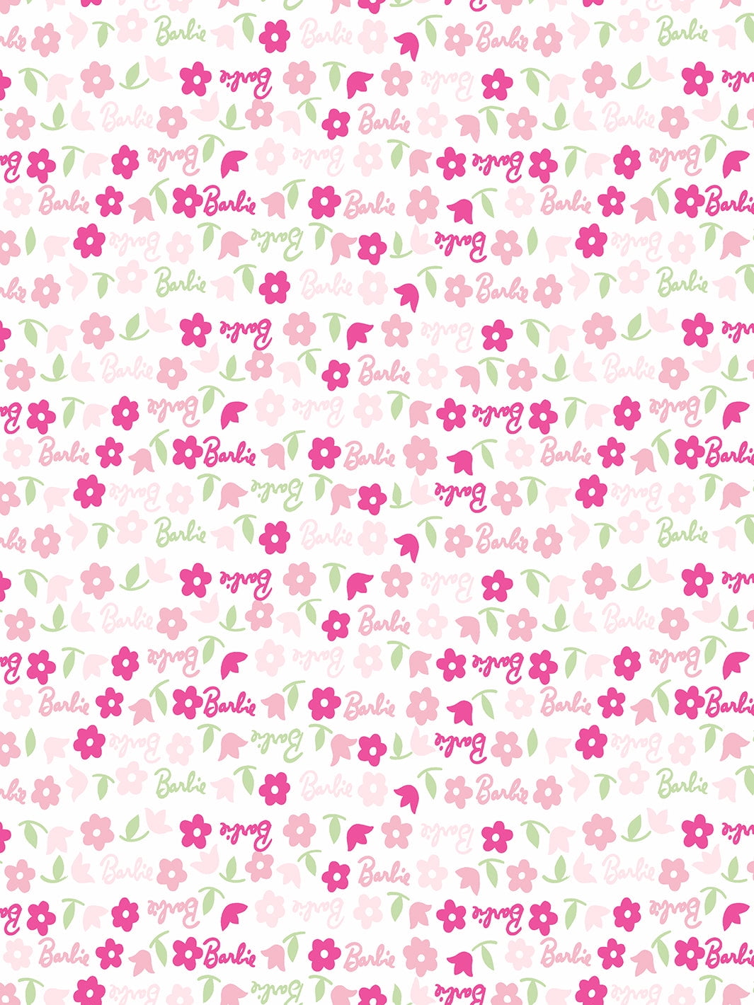 Learns to Cook Removable Vinyl Wallpaper by Barbie - Pink