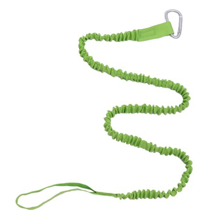 Leash Kayak Fishing Rod Lanyard Stretchable Paddle Rope Lightweight Paddle Cord Leash for Kayaking Canoeing Boating Poles Accessories green