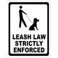 thumbnail image 1 of Leash Law Strictly Enforced Sign, 1 of 1