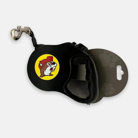 Buc-ee's Black Retractable Leash