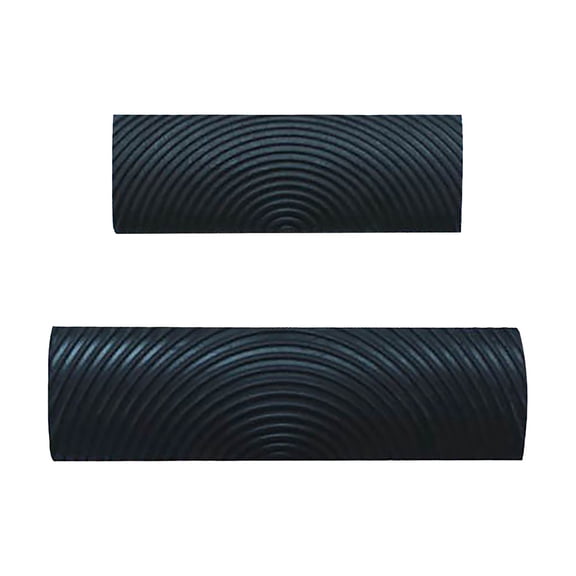 Leatfisat 1 Pcs Wood Grain Tool, Rubber Graining Tool Texture Pattern Diy Wood Pattern Graining Tool On All Surfaces, Black