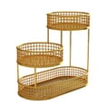 thumbnail image 1 of Leatfisat 3 Tier Metal Fruit Basket Wire Mesh Kitchen Countertop Storage Rack For Veggies Snacks, 1 of 5