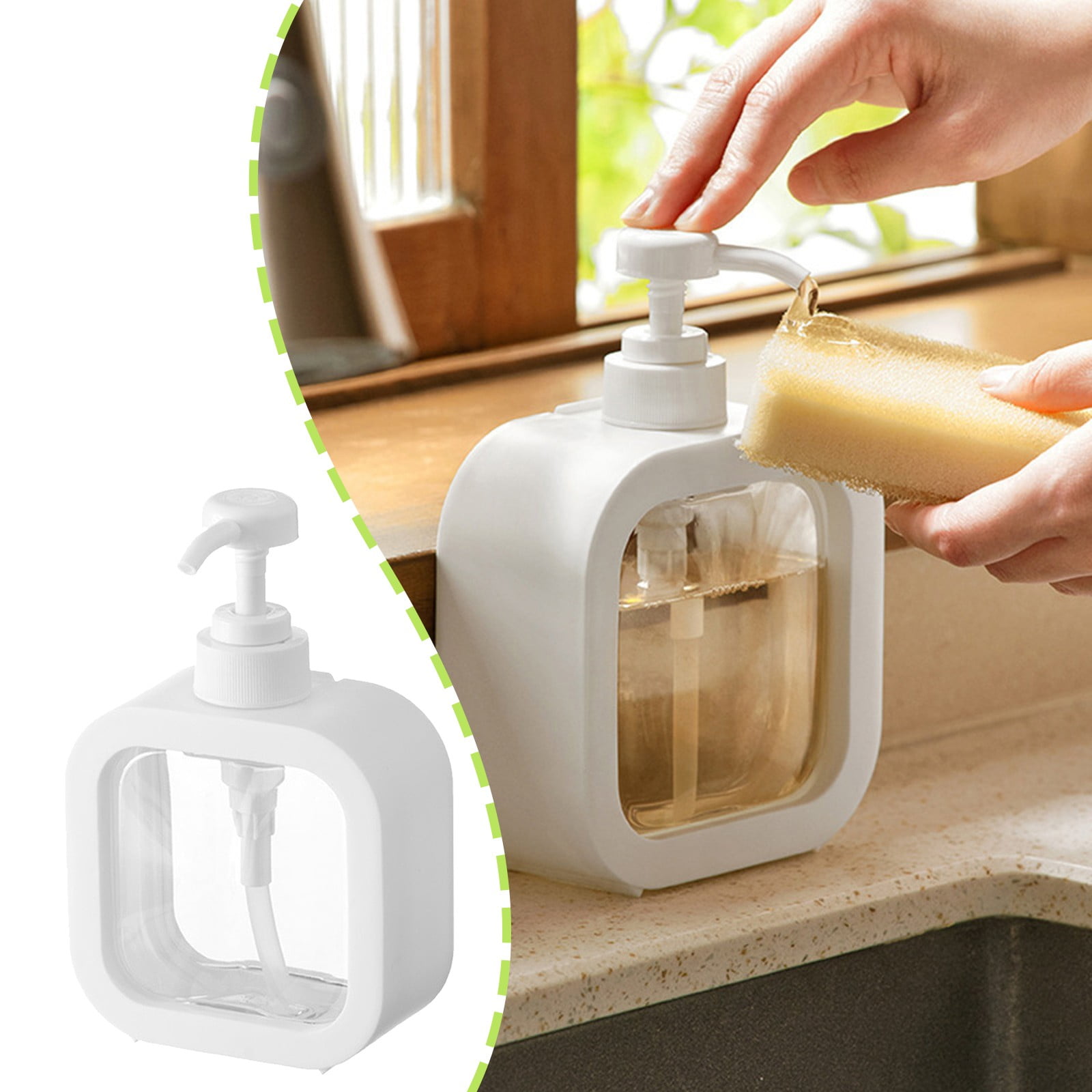 Leatfisat Bathroom Products Hand Soap Dispenser 10Oz Bottle Lotion ...