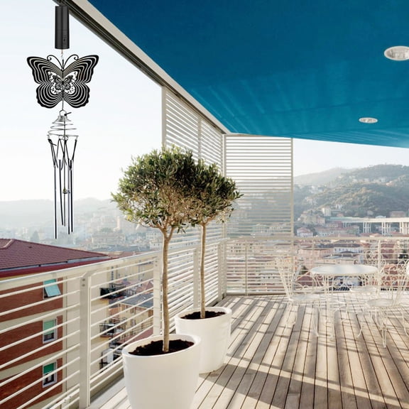 Leatfisat Battery Operated Display Chimes With Hanging Wind Rotor, Decorative Small Appliances For Soothing Sounds And Visual Interest