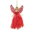 thumbnail image 1 of Leatfisat Christmas Tree Topper Angel - Portable Xmas Tree Ornament With Hanging Rope For Holiday Decorations, 1 of 4