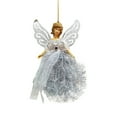 thumbnail image 1 of Leatfisat Christmas Tree Topper Angel - Portable Xmas Tree Ornament With Hanging Rope For Holiday Decorations, 1 of 4