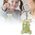 thumbnail image 1 of Leatfisat Crystal Bear Keychain Set, Popular Accessory, Colorful Resin Bear Keychains For Bags & Keys, Trendy Keyring, 1 of 4
