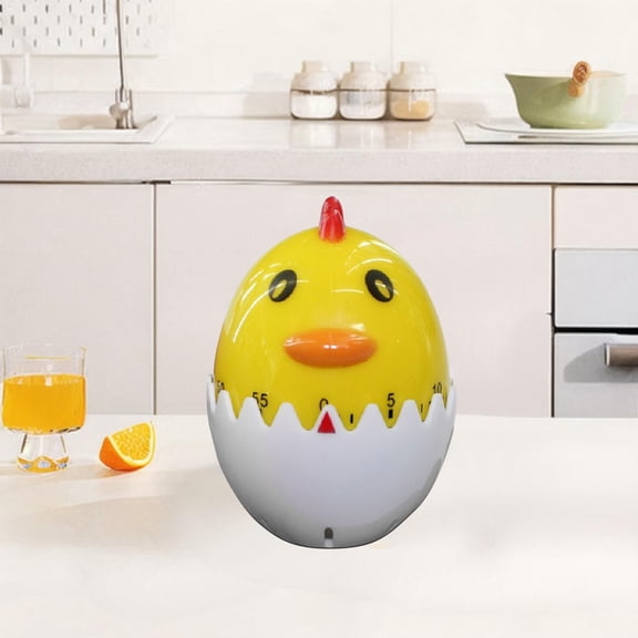 Leatfisat Cute Rooster Mechanical Kitchen Timer - 60 Minute Wind Up Manual Countdown Timer For Kids, Classroom, Home Study, And Cooking