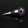 thumbnail image 1 of Leatfisat Diamond Crystal Stainless Steel Champagne Stopper, Sparkling Wine Bottle Plug For Home Bar, 1 of 4