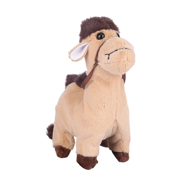 Leatfisat Llama Plush Toy - Fluffy Texture & Saddle Accent, Cute Stuffed Animal For Kids' Play & Farm-Themed Decor