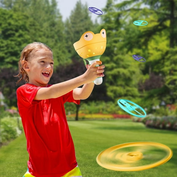 Leatfisat Outdoor Toss And Catch Ball Game, Interactive Family Activity Set For Backyard, Beach, Park Fun With Easy-Grip Launchers